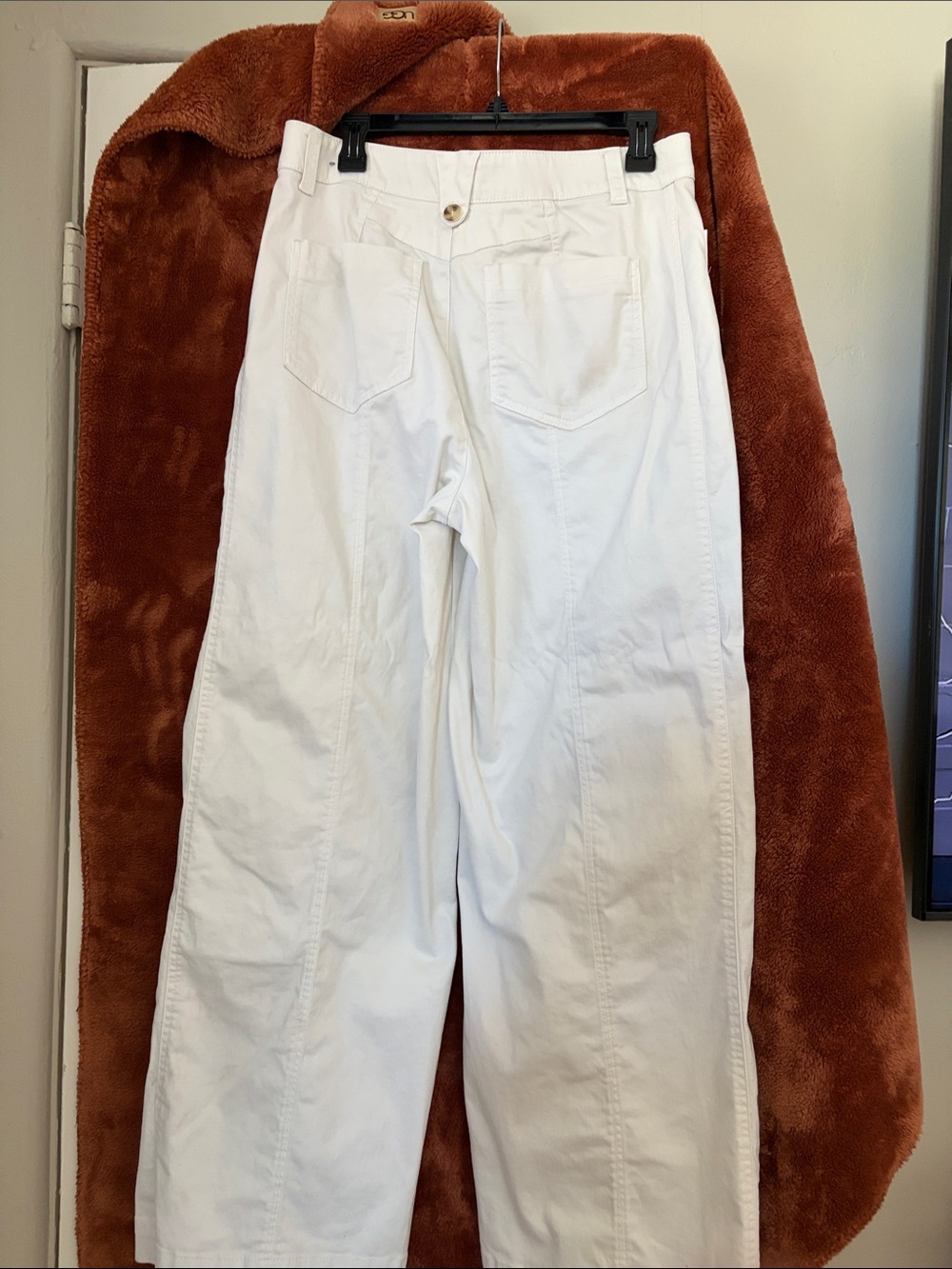 Wit & Wisdom White Wide-Leg Jeans
